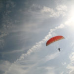 Gleitschirm am Himmel