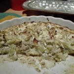 Quiche- Weizenfrei: Kichererbsenmehl-Hefe-Boden mit Kohl-Käse-Füllung